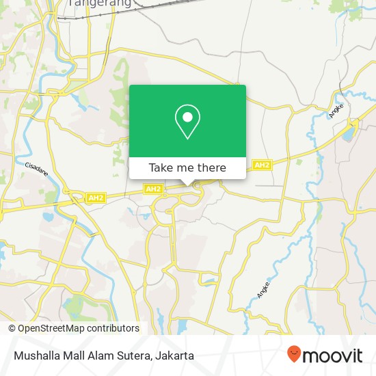 Mushalla Mall Alam Sutera map