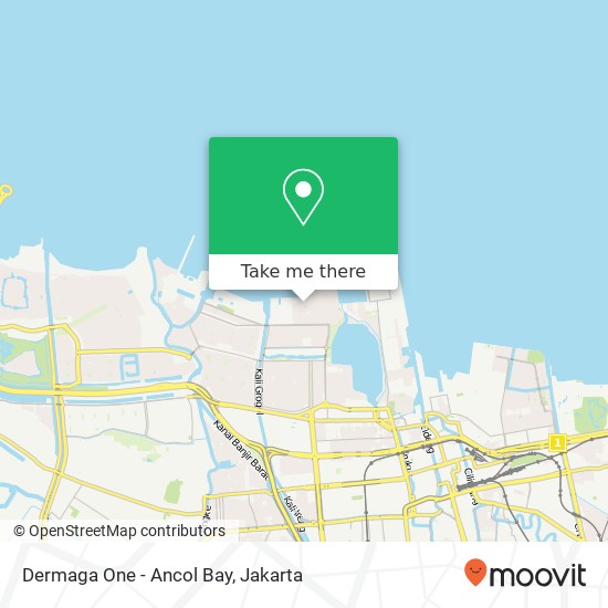 Dermaga One - Ancol Bay map
