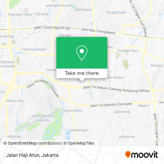 Jalan Haji Atun map