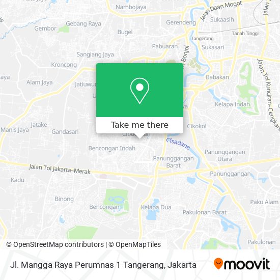 Jl. Mangga Raya Perumnas 1 Tangerang map