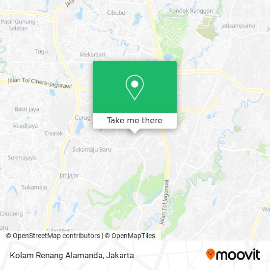 Kolam Renang Alamanda map