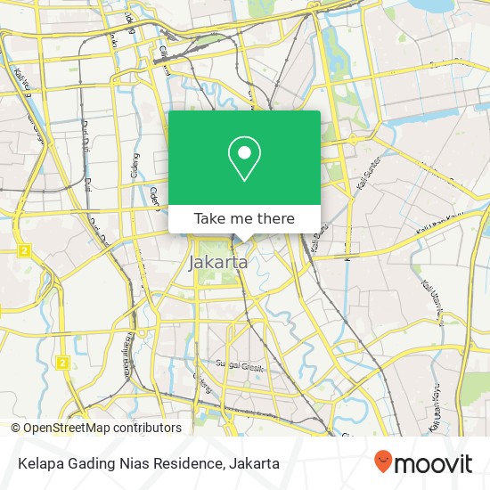 Kelapa Gading Nias Residence map