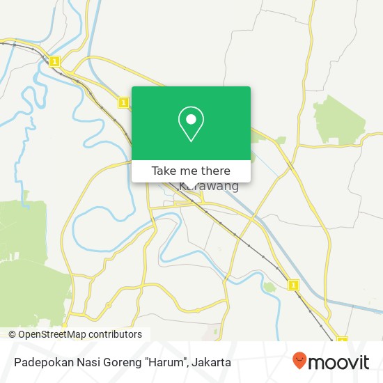 Padepokan Nasi Goreng "Harum" map