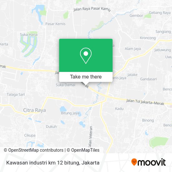 Kawasan industri km 12 bitung map