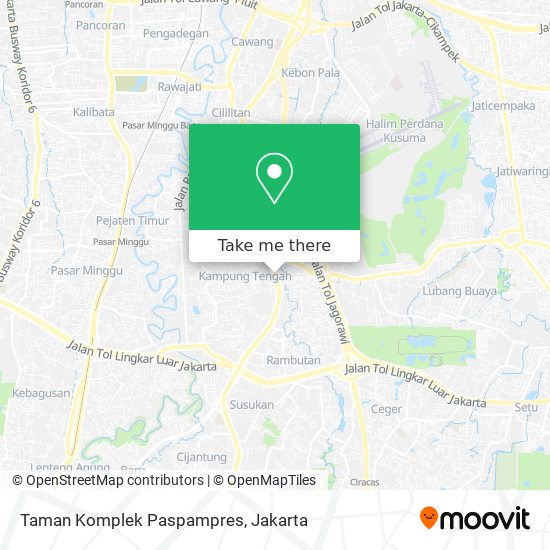 Taman Komplek Paspampres map