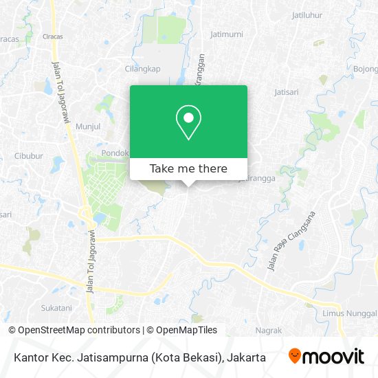 Kantor Kec. Jatisampurna (Kota Bekasi) map