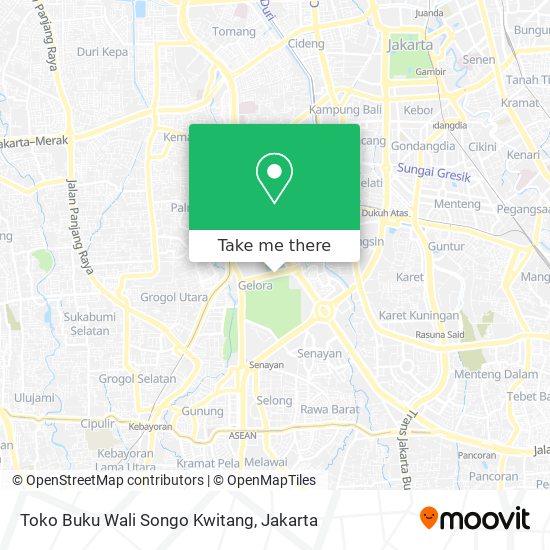 Toko Buku Wali Songo Kwitang map