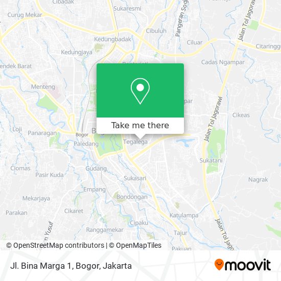 Jl. Bina Marga 1, Bogor map