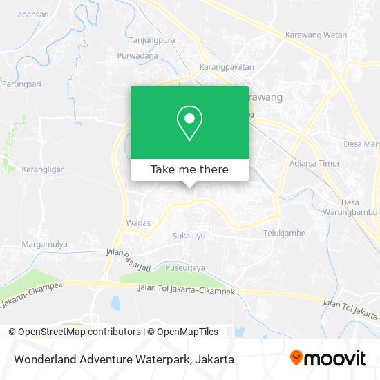 Wonderland Adventure Waterpark map
