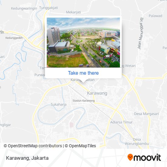 Karawang map