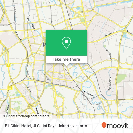 F1 Cikini Hotel, Jl Cikini Raya-Jakarta map