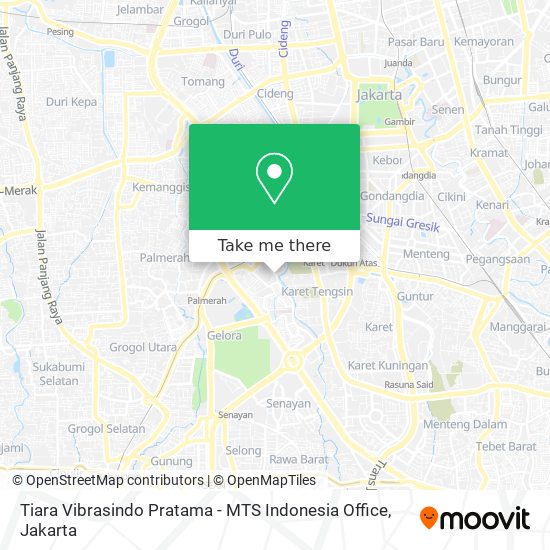 Tiara Vibrasindo Pratama - MTS Indonesia Office map