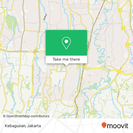 Kebagusan map