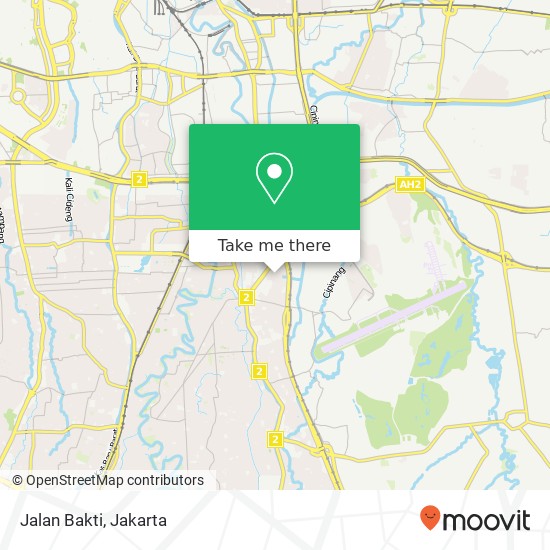 Jalan Bakti map