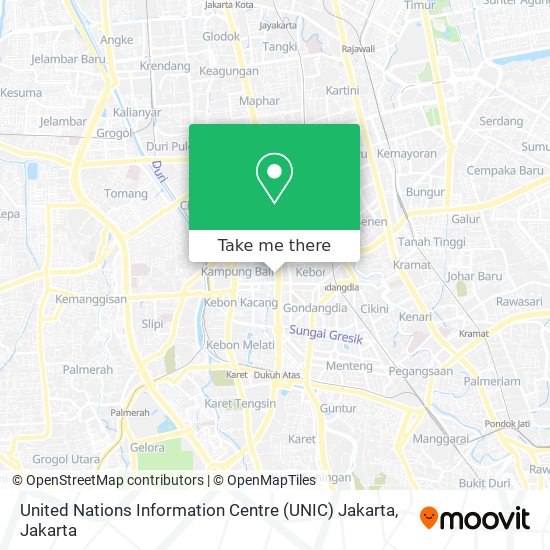 United Nations Information Centre (UNIC) Jakarta map