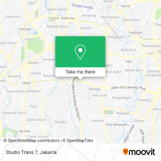 Studio Trans 7 map