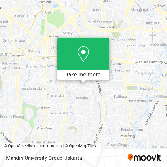 Mandiri University Group map