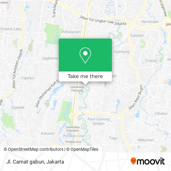 Jl. Camat gabun map