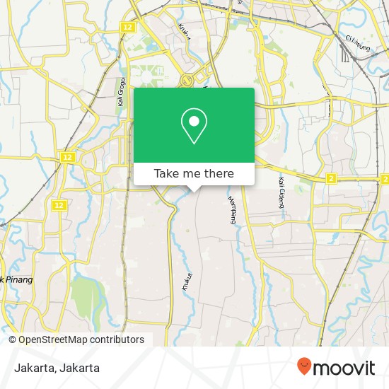 Jakarta map