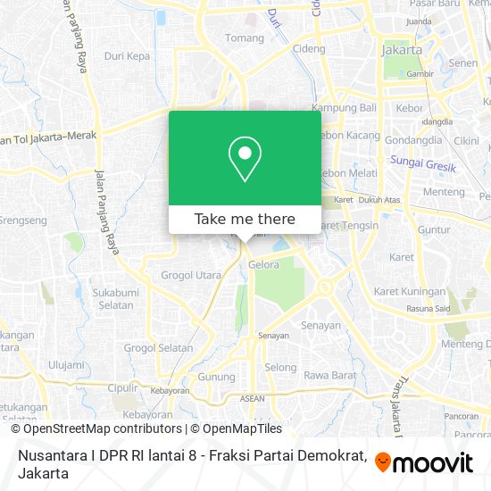 Nusantara I DPR RI lantai 8 - Fraksi Partai Demokrat map