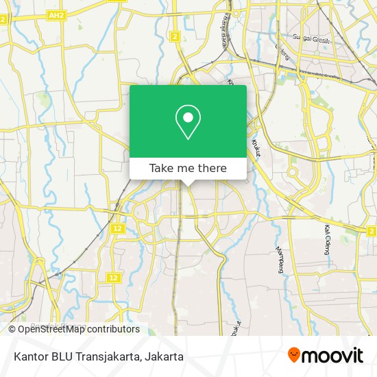 Kantor BLU Transjakarta map