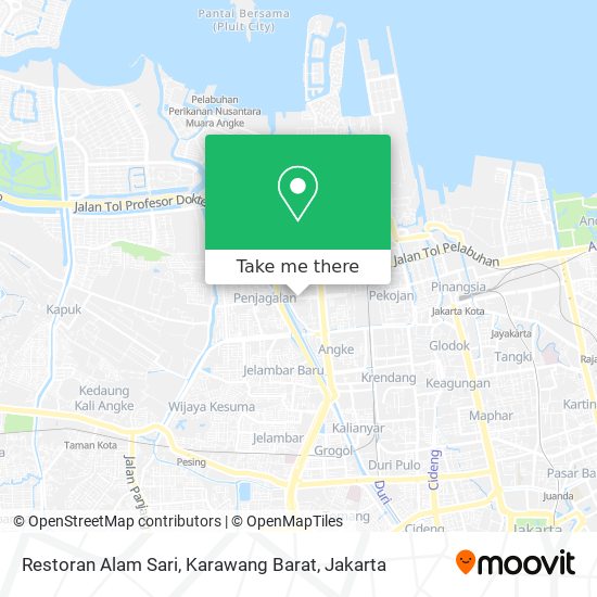 Restoran Alam Sari, Karawang Barat map