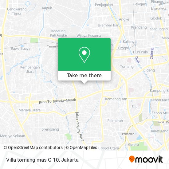 Villa tomang mas G 10 map