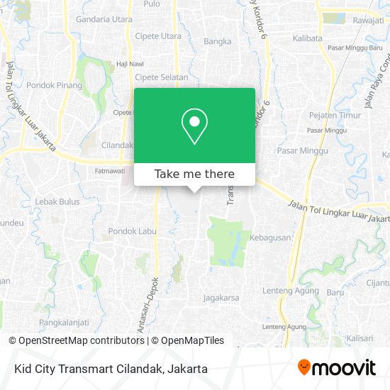 Kid City Transmart Cilandak map