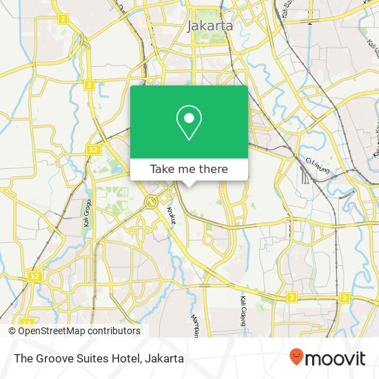 The Groove Suites Hotel map
