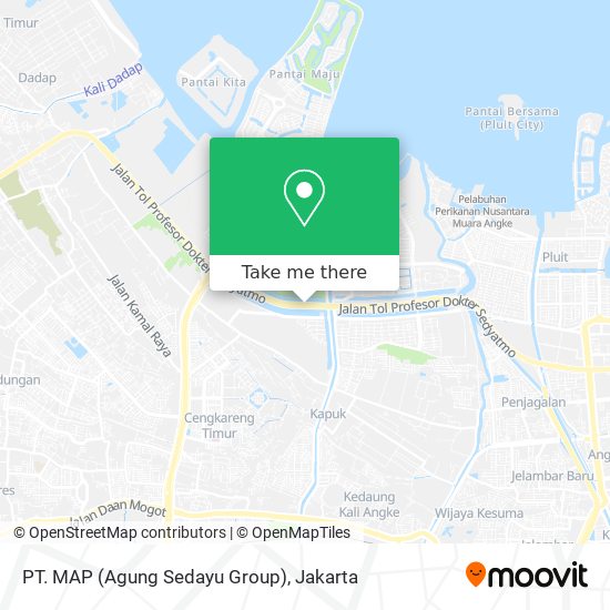 PT. MAP (Agung Sedayu Group) map