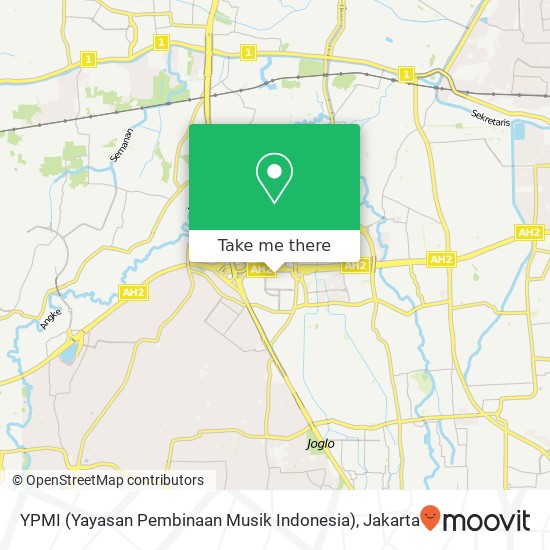 YPMI (Yayasan Pembinaan Musik Indonesia) map