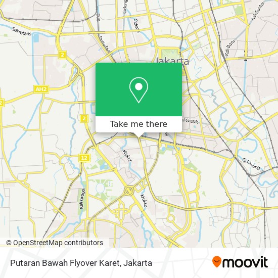 Putaran Bawah Flyover Karet map