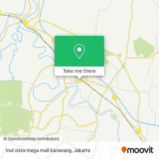 Inul vista mega mall karawang map