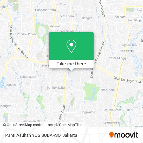 Panti Asuhan YOS SUDARSO map