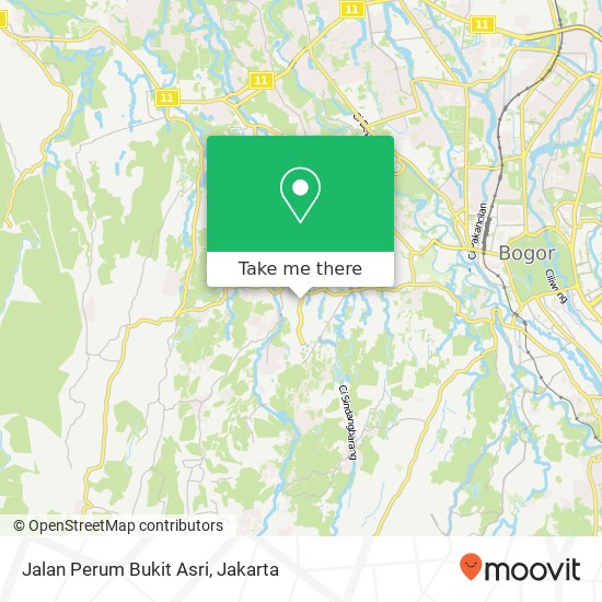 Jalan Perum Bukit Asri map