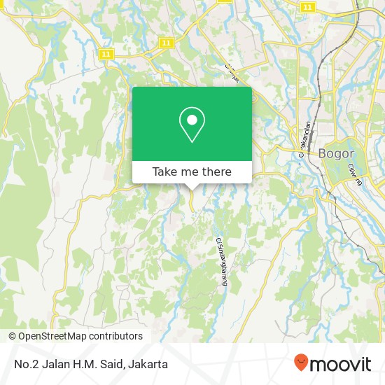 No.2 Jalan H.M. Said map