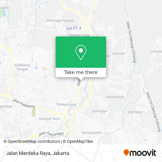 Jalan Merdeka Raya map