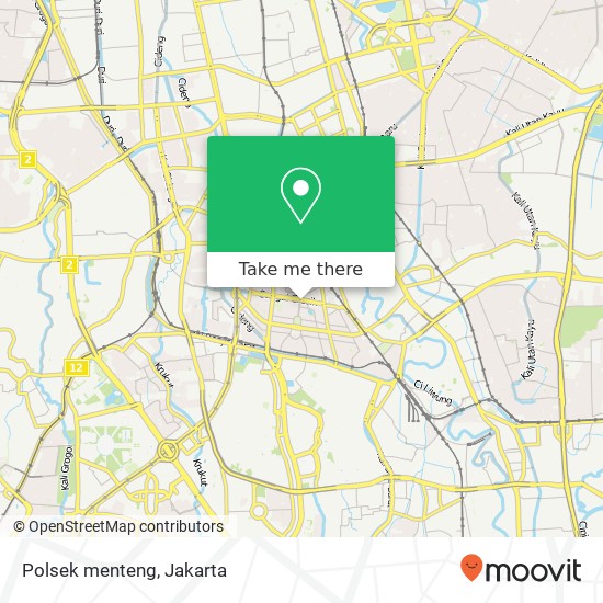 Polsek menteng map