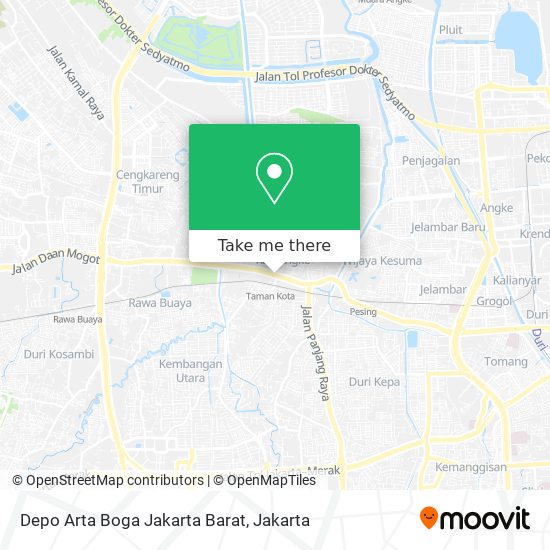 Depo Arta Boga Jakarta Barat map