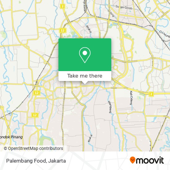 Palembang Food map