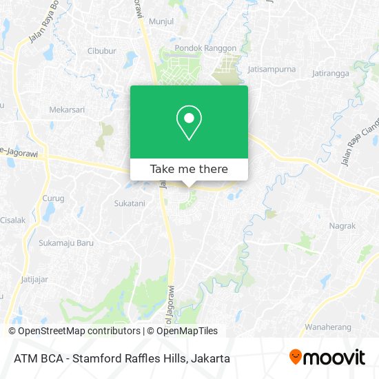 ATM BCA - Stamford Raffles Hills map