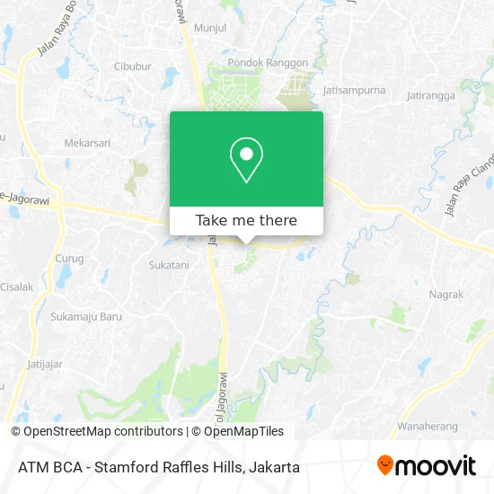 ATM BCA - Stamford Raffles Hills map