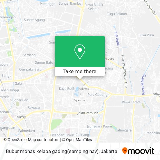 Bubur monas kelapa gading(samping nav) map