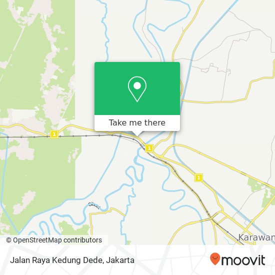 Jalan Raya Kedung Dede map