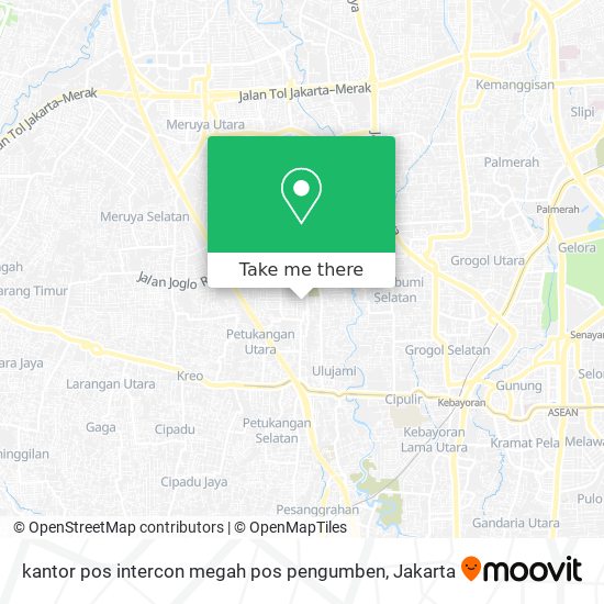 kantor pos intercon megah pos pengumben map