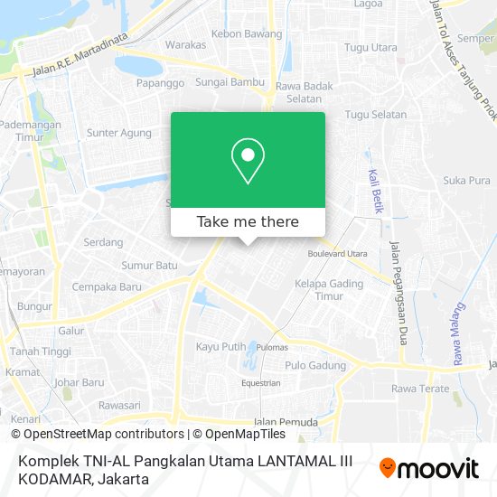 Komplek TNI-AL Pangkalan Utama LANTAMAL III KODAMAR map
