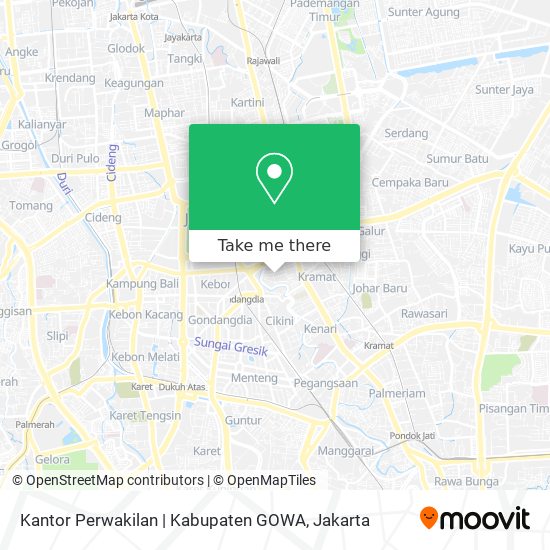 Kantor Perwakilan | Kabupaten GOWA map