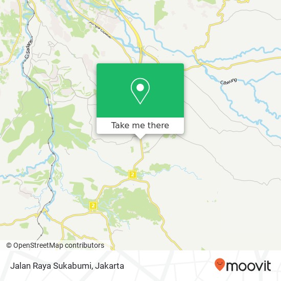 Jalan Raya Sukabumi map