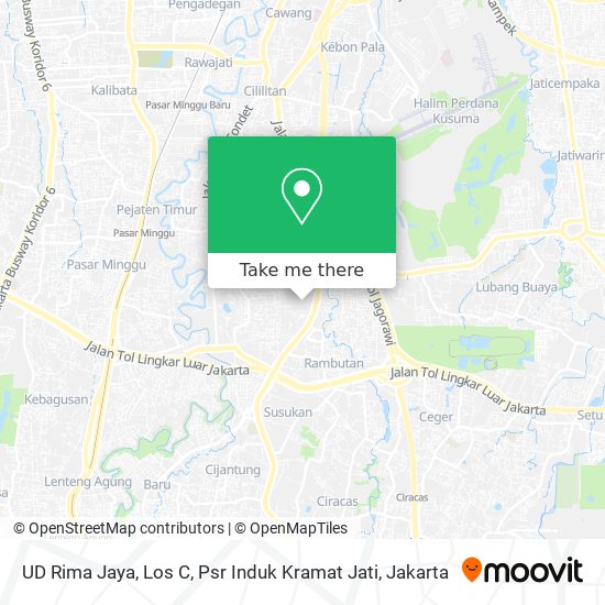 UD Rima Jaya, Los C, Psr Induk Kramat Jati map