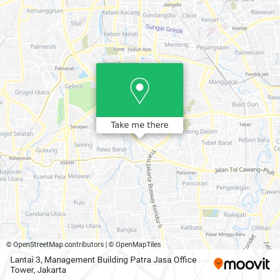 Lantai 3, Management Building Patra Jasa Office Tower map